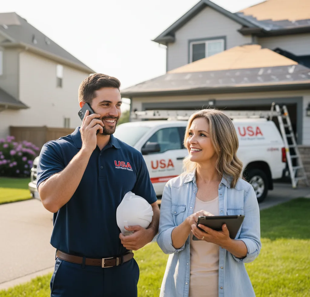 USA Roof Repair Experts customer support in Aztec